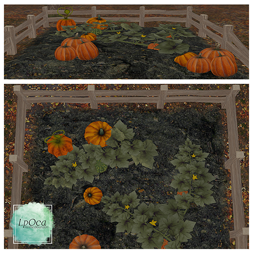 Second Life Marketplace Lpoca Ructic Pumpkin Patch